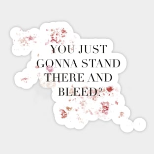 Bleed Sticker